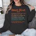 Smut Slut Sayings Definition Sarcastic Book Lover Unisex Sweatshirt