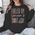 Smutty Book Lover Women Fueled By Sarcasm And Smut Spicy Unisex Sweatshirt Smutty Book Lover Women Fueled By Sarcasm And Smut Spicy Unisex Sweatshirt