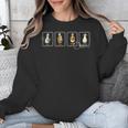Stamp Silly Goose Reading Book Librarian Bookish Teacher Unisex Sweatshirt