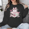 Teacher Valentine's Day All Booked For Valentines Reading Unisex Sweatshirt