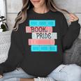Threadless Grey Sky Chai Trans Book Pride Graphic Unisex Sweatshirt