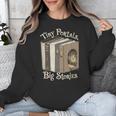 Tiny Portals Big Stories Book Nook Fantasy Gateway Unisex Sweatshirt