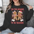 Tis The Season Reading Christmas Shirt Book Lovers Teacher Unisex Sweatshirt