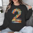 Toddler 2nd Birthday Books Themed 2 Year Old Boys Kids Girls Unisex Sweatshirt
