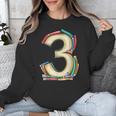Toddler 3rd Birthday Books Themed 3 Year Old Boys Kids Girls Unisex Sweatshirt