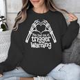 You Had Me At Trigger Warning Skeleton Book Reading Lover Unisex Sweatshirt You Had Me At Trigger Warning Skeleton Book Reading Lover Unisex Sweatshirt