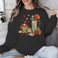 Turkey Reading Books Fall Librarian Book Lover Teacher Kids Unisex Sweatshirt Turkey Reading Books Fall Librarian Book Lover Teacher Kids Unisex Sweatshirt