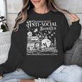 Unapologetically Anti Social Book Club Introvert Reader Unisex Sweatshirt