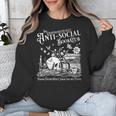 Unapologetically Antisocial Book Club Meets Weekly Retro Unisex Sweatshirt Unapologetically Antisocial Book Club Meets Weekly Retro Unisex Sweatshirt