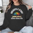 Unearth a Story 2026 Summer Reading Program Tree Book Unisex Sweatshirt