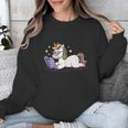 Unicorn Bookworm Believe In Yourself Cute And Inspirational Unisex Sweatshirt