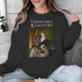 Unsociable And Taciturn Jane Austin Quote Book Classic Lit Unisex Sweatshirt