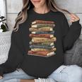 Vintage Books History Retro Book Lover Teacher Unisex Sweatshirt Vintage Books History Retro Book Lover Teacher Unisex Sweatshirt