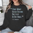 Visit Many Good Books But Live In The Bible Spurgeon Quote Unisex Sweatshirt Visit Many Good Books But Live In The Bible Spurgeon Quote Unisex Sweatshirt