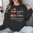 I Want To Be A Schwa Read Book Reading Librarian Unisex Sweatshirt