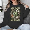 Weird Teachers Build Character Frog Reading Book Librarian Unisex Sweatshirt Weird Teachers Build Character Frog Reading Book Librarian Unisex Sweatshirt