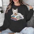 West Highland Terrier Books Dog Breed Westie Unisex Sweatshirt West Highland Terrier Books Dog Breed Westie Unisex Sweatshirt