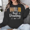 Wild About Reading Book Lover Bookworm Library Day Unisex Sweatshirt