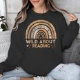 Wild About Reading Books Reader Lover Bookworm Librarian Unisex Sweatshirt