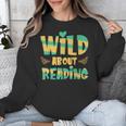 WILD ABOUT READING I Love Books Bookworm Library Day Unisex Sweatshirt WILD ABOUT READING I Love Books Bookworm Library Day Unisex Sweatshirt