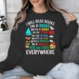 I Will Read Books On A Boat & Everywhere Unisex Sweatshirt I Will Read Books On A Boat & Everywhere Unisex Sweatshirt