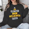 Women's Best Book Reviewer Critic Job Occupation Unisex Sweatshirt