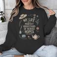 Women's Dramatic Book Lover Quote Unisex Sweatshirt Women's Dramatic Book Lover Quote Unisex Sweatshirt