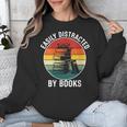 Women's Easily Distracted By Books Unisex Sweatshirt