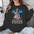 In A World Full Of Bookworms Be A Book Dragon Reading Unisex Sweatshirt