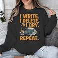I Write Book Writer Author Book Writing Novelist Unisex Sweatshirt I Write Book Writer Author Book Writing Novelist Unisex Sweatshirt