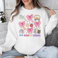 100 Days Of School Coquette Bow School Bus Pencil Books Unisex Sweatshirt 100 Days Of School Coquette Bow School Bus Pencil Books Unisex Sweatshirt