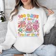 100th Day Of School Teacher 100 Days Coffee Books Unisex Sweatshirt