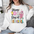 100th Day Of School Teacher Books 100 Days Of Preschool Girl Unisex Sweatshirt