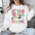 100th Day Of School Teacher Books 100 Days Of School Women Unisex Sweatshirt