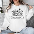11th Birthday Girl Chapter 11 Reading Book Lover 11 Year Old Unisex Sweatshirt