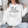 Abibliophobia The Fear Of Running Out Of Books Unisex Sweatshirt