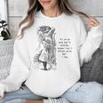 Alice Adventures Wonderland Vintage Book Quote Lewis Carrol Unisex Sweatshirt Alice Adventures Wonderland Vintage Book Quote Lewis Carrol Unisex Sweatshirt