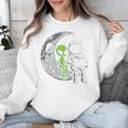 Astronaut Reading Book To Alien Moon Space Women Kids Men Premium Tri-Blend Unisex Sweatshirt Astronaut Reading Book To Alien Moon Space Women Kids Men Premium Tri-Blend Unisex Sweatshirt