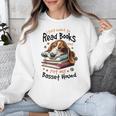 Basset Hound Dog Breed I Just Want To Read Books And Pet My Unisex Sweatshirt Basset Hound Dog Breed I Just Want To Read Books And Pet My Unisex Sweatshirt