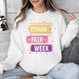 Book Fair Bookworm Library Its Book Fair Week Unisex Sweatshirt