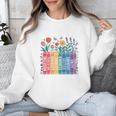 Book Flower Radicalized By Basic Decency Feminist Leftist Unisex Sweatshirt