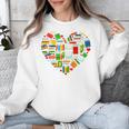 Book Lover Librarian Books Heart Valentine Unisex Sweatshirt Book Lover Librarian Books Heart Valentine Unisex Sweatshirt