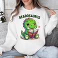 Book Lover Reading Dinosaur Readosaurus Library Unisex Sweatshirt