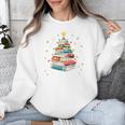 All Booked For Christmas Book Christmas Book Lover Librarian Unisex Sweatshirt