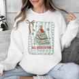All Booked For Christmas Book Xmas Tree Coquette Bow Lights Unisex Sweatshirt All Booked For Christmas Book Xmas Tree Coquette Bow Lights Unisex Sweatshirt
