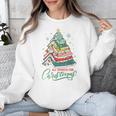 All Booked For Christmas Book Xmas Tree Lights Reading Girly Unisex Sweatshirt All Booked For Christmas Book Xmas Tree Lights Reading Girly Unisex Sweatshirt