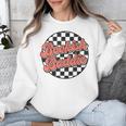 Bookish Baddie Retro Aesthetic Typography Unisex Sweatshirt