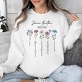 Bookish Feminist Jane Austen Fan Jane Austen Flower Books Unisex Sweatshirt Bookish Feminist Jane Austen Fan Jane Austen Flower Books Unisex Sweatshirt