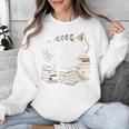 Bookmarks Are For Quitters Book Lovers Reading Unisex Sweatshirt