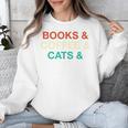 Books Coffee Cats Social Justice Unisex Sweatshirt Books Coffee Cats Social Justice Unisex Sweatshirt